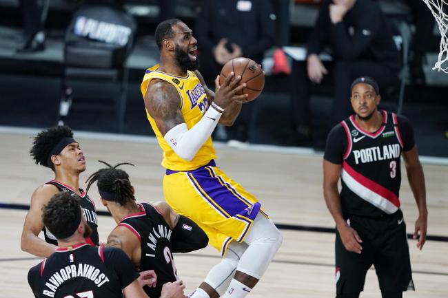 Los Angeles Lakers Complete First Round Series Win As Nba Play Offs Resume Salford City News